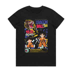 Kid Goku & Great Ape T-Shirt – Retro Dragon Ball Adventure