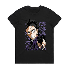 Genya Shinazugawa T-Shirt – Demon Slayer Fierce Warrior