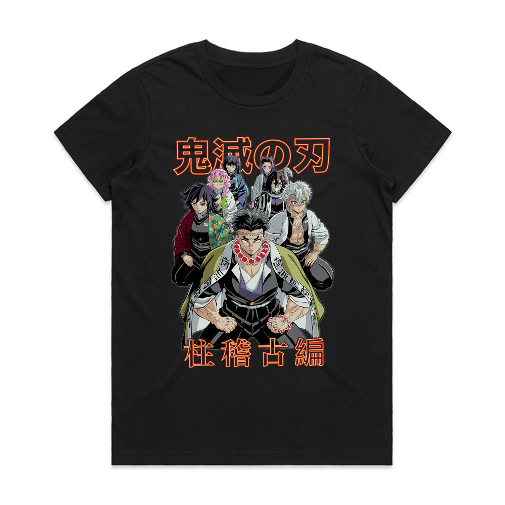Demon Slayer Hashira Training Arc T-Shirt – Elite Hashira Warrior Squad Tee