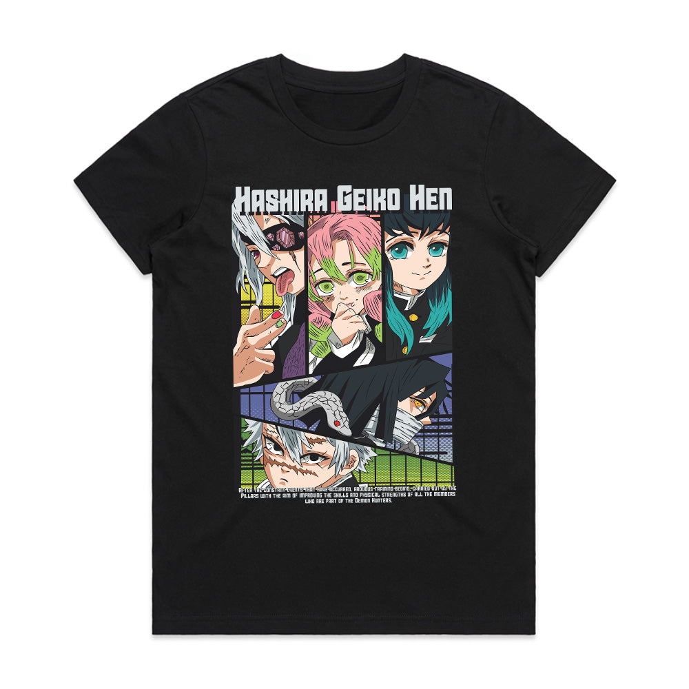Demon Slayer: Hashira Training Arc T-Shirt – Elite Hashira Anime Graphic Tee