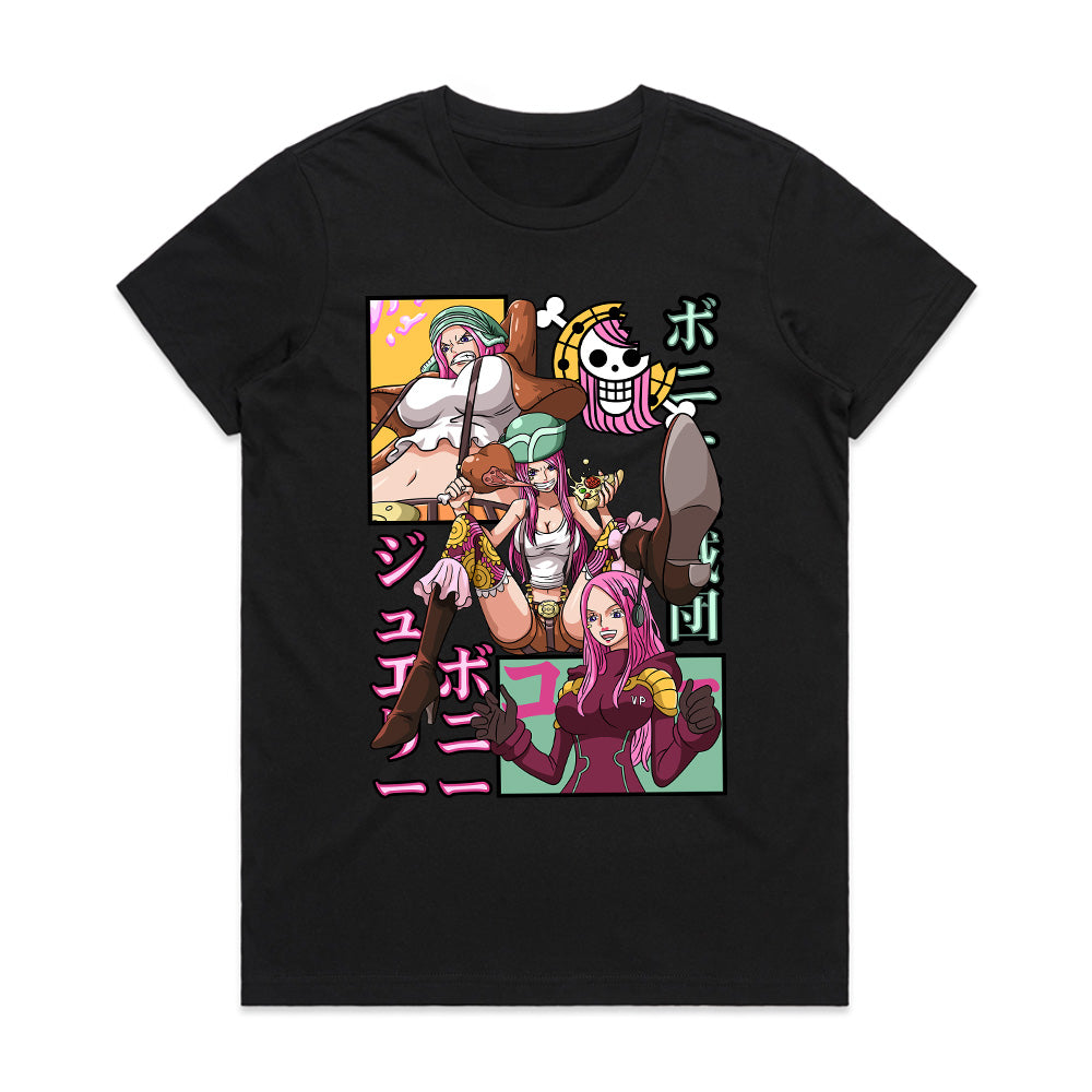 Jewelry Bonney & Crew – One Piece Pirate Queen T-Shirt