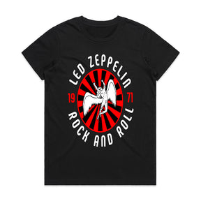 Led Zeppelin 1971 Rock & Roll T-Shirt – Iconic Swan Song Icarus Design