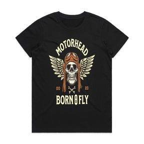 Motorhead – Born to Fly Vintage Aviator Skull T-Shirt