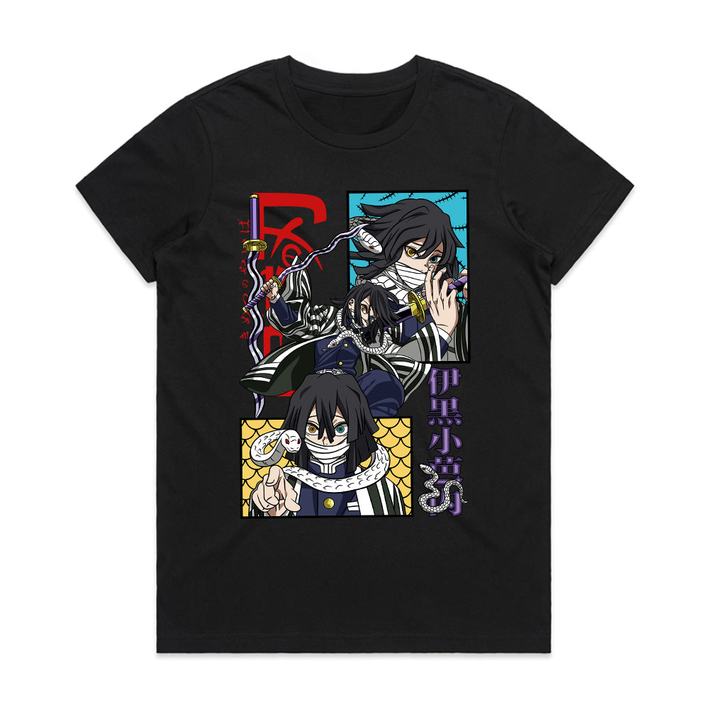 Demon Slayer Obanai Iguro T-Shirt – Serpent Hashira Warrior