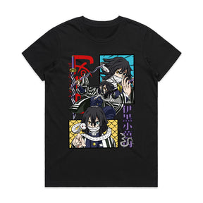 Demon Slayer Obanai Iguro T-Shirt – Serpent Hashira Warrior