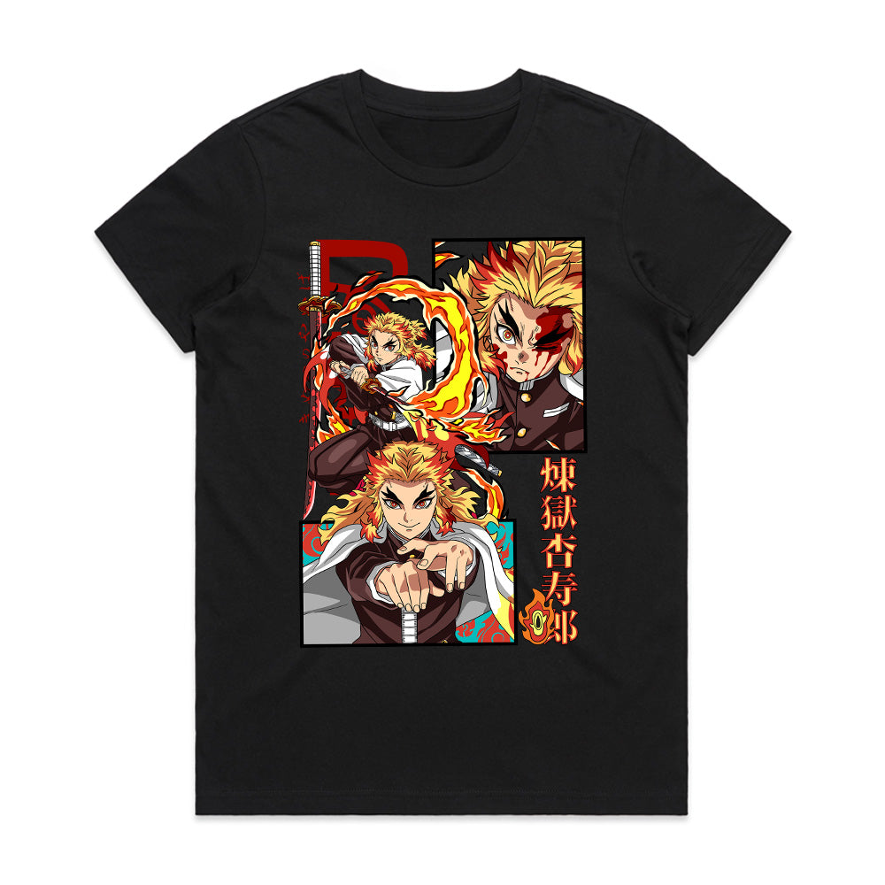 Demon Slayer Rengoku T-Shirt – Flame Hashira’s Burning Spirit