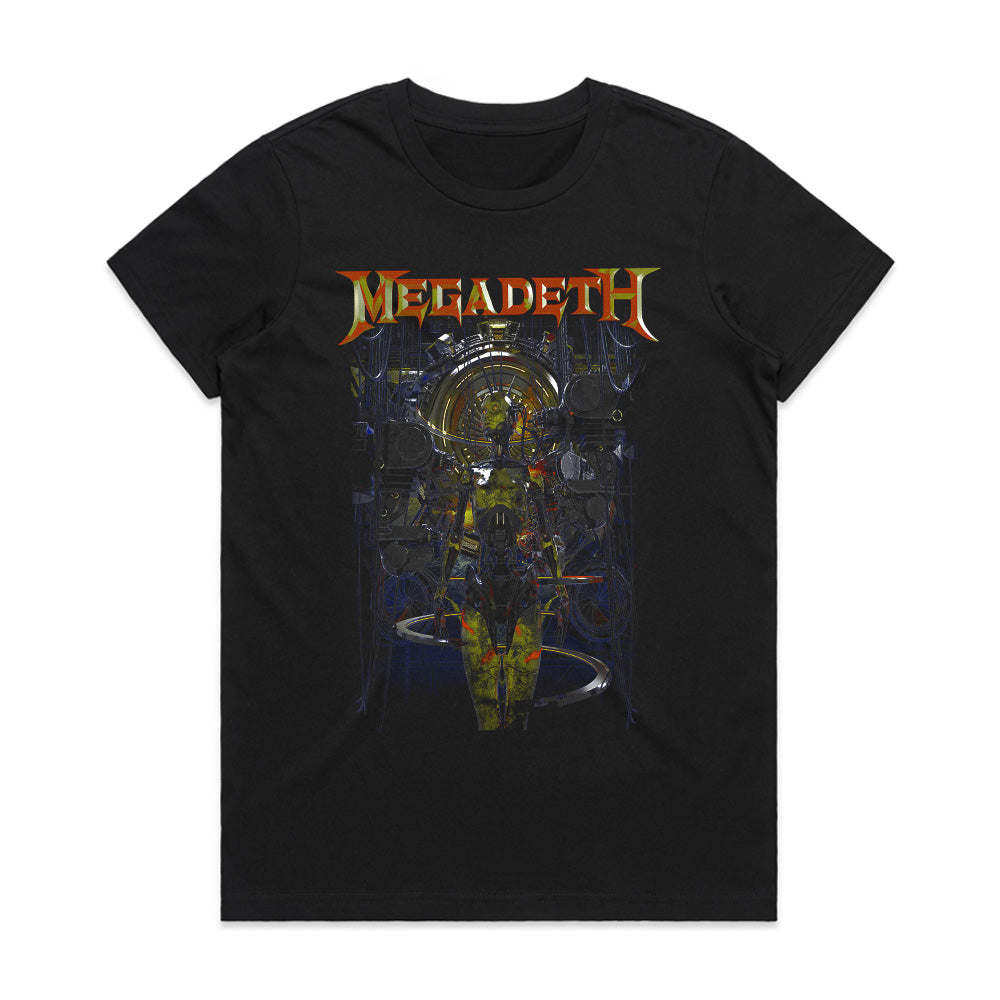 "Megadeth" – Cybernetic Vic Rattlehead Dystopia Design T-Shirt