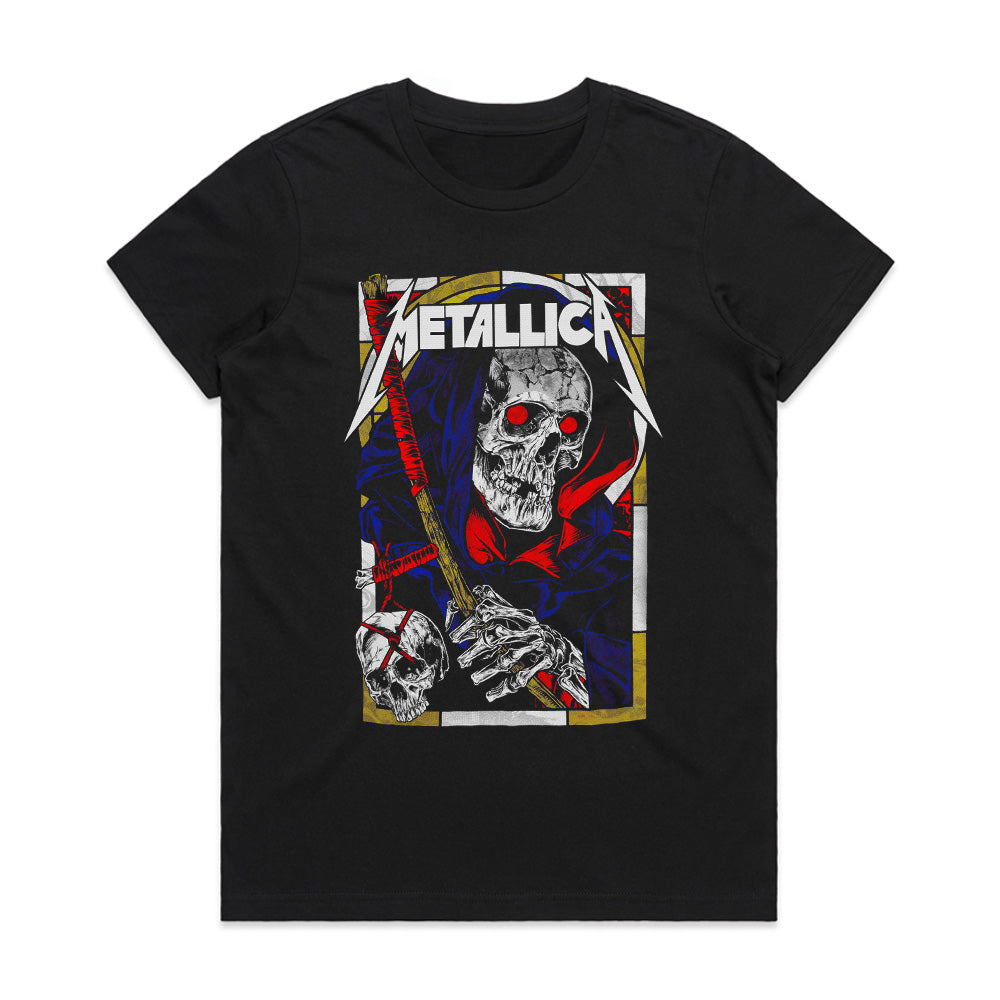 Metallica T-Shirt – Grim Reaper Samurai Design
