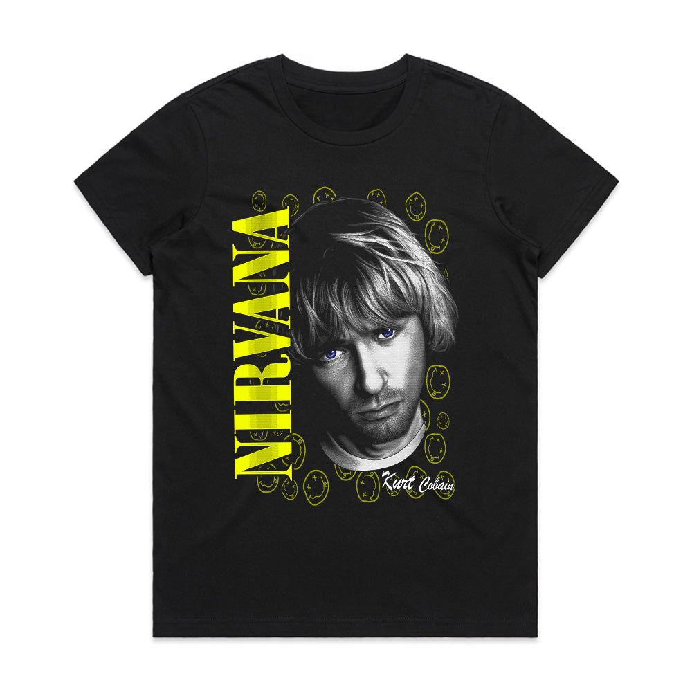 "Nirvana - Kurt Cobain Tribute" Grunge Rock T-Shirt