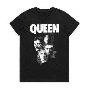 "Queen - Iconic Band Portrait" Classic Rock T-Shirt
