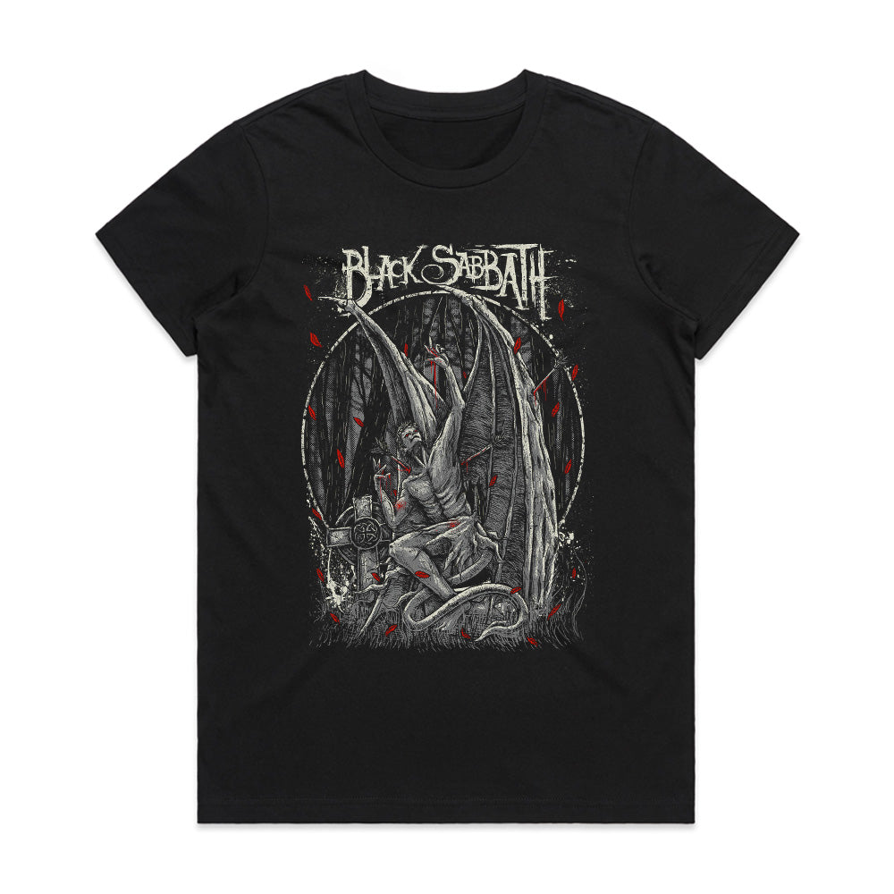 Black Sabbath "Fallen Angel" Dark Gothic Metal T-Shirt