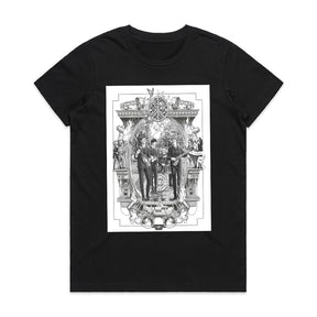 "Baroque Beatles" Vintage-Inspired Rock Art T-Shirt
