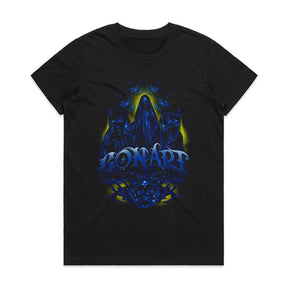 "Dark Ritual" Gothic Horror-Inspired Graphic T-Shirt