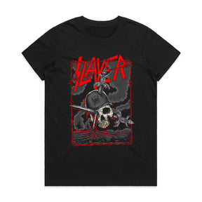 Slayer-Inspired "Warfare Skull" Brutal Metal T-Shirt