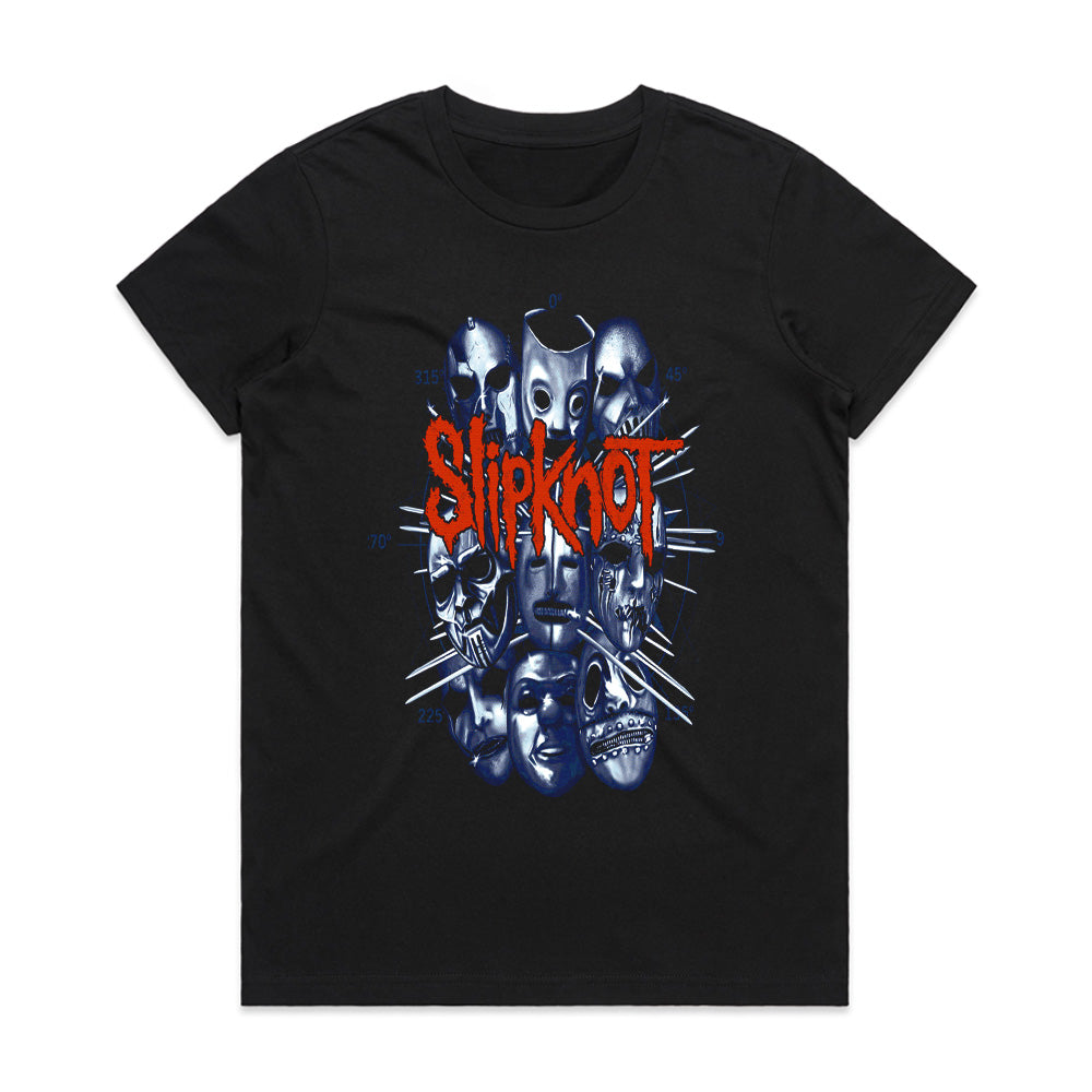 Slipknot "Mask Evolution" Heavy Metal Horror-Inspired T-Shirt