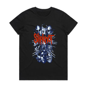 Slipknot "Mask Evolution" Heavy Metal Horror-Inspired T-Shirt