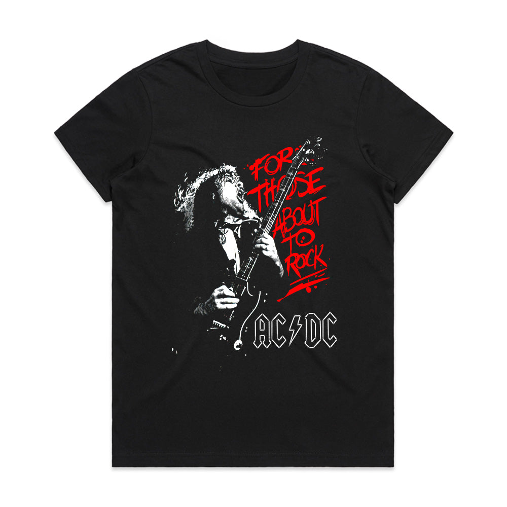 AC/DC "For Those About to Rock" Angus Young T-Shirt – Classic Rock Tribute