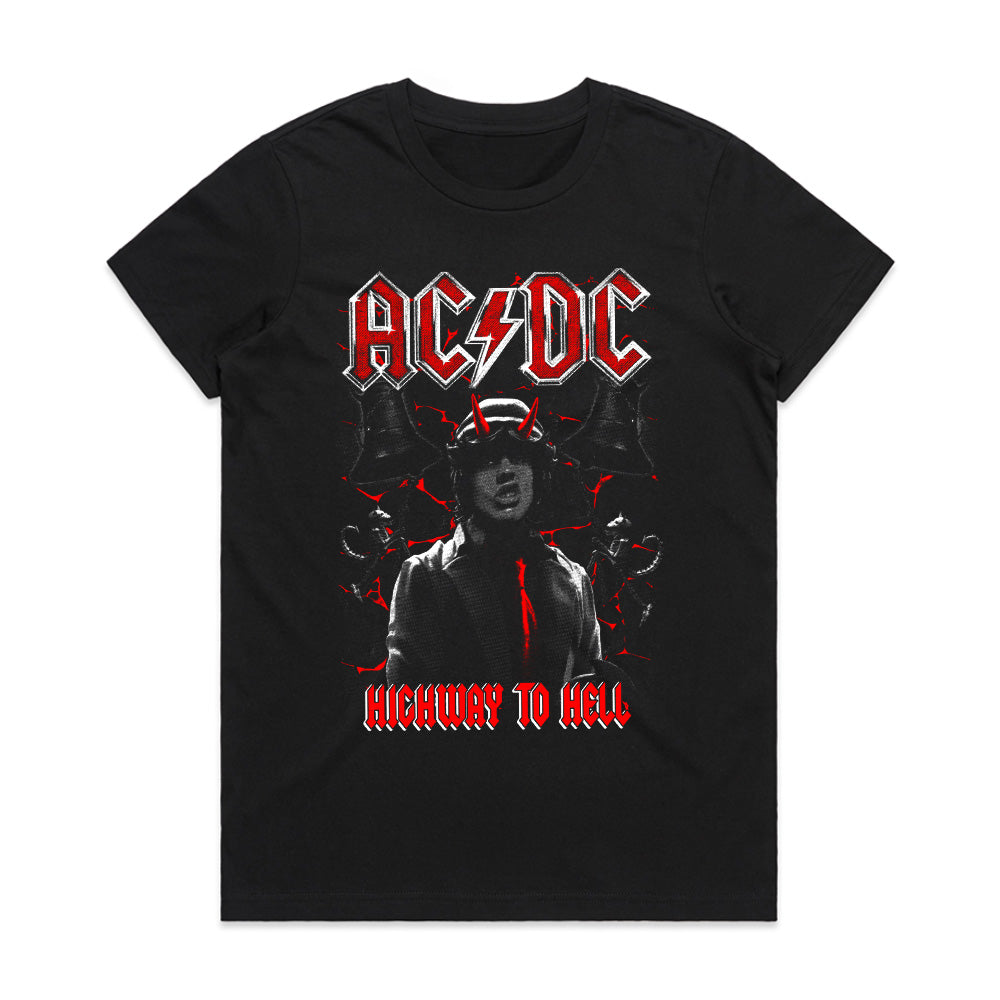 AC/DC "Highway to Hell" Angus Young T-Shirt – Classic Rock Tribute