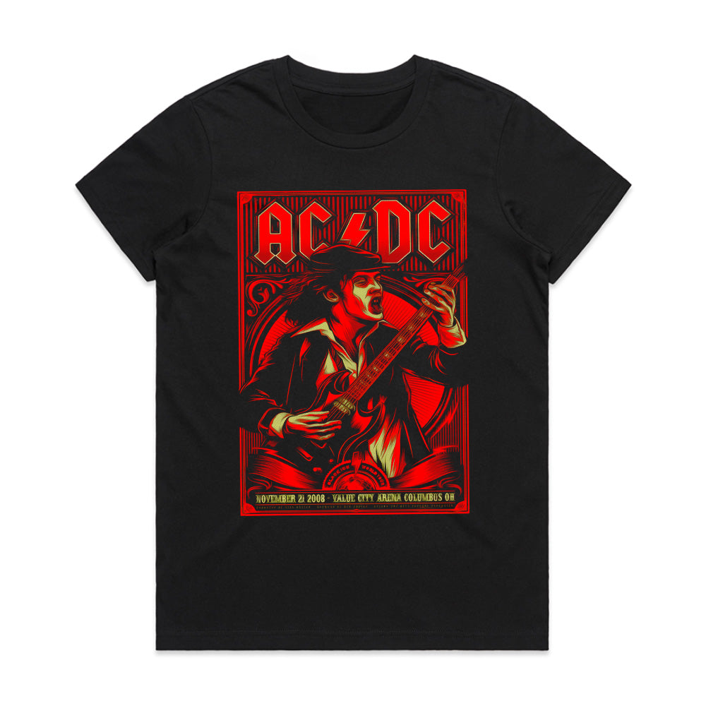 AC/DC Angus Young 2008 Tour T-Shirt – High Voltage Rock Tribute