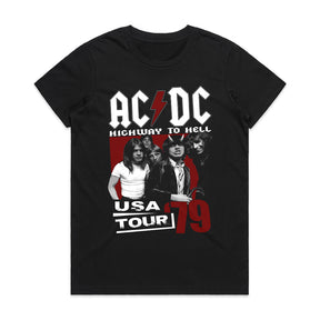 AC/DC "Highway to Hell" 1979 USA Tour T-Shirt – Classic Rock Legends
