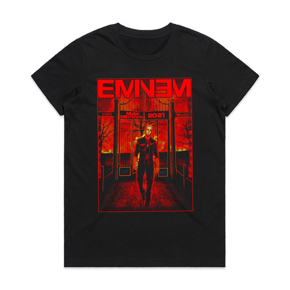 Eminem "Music Midtown 2021" T-Shirt – Intense Rap Icon Design
