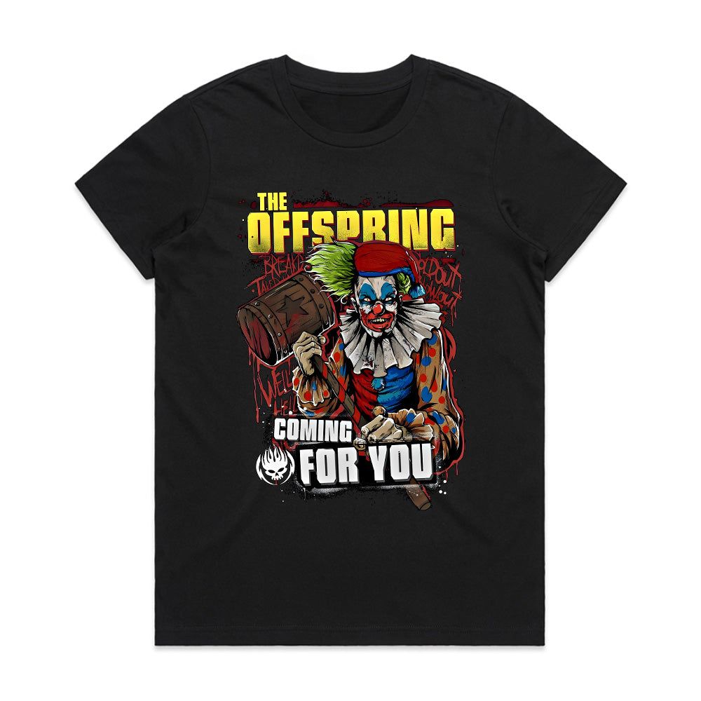 The Offspring "Coming for You" Creepy Clown Punk Rock T-Shirt