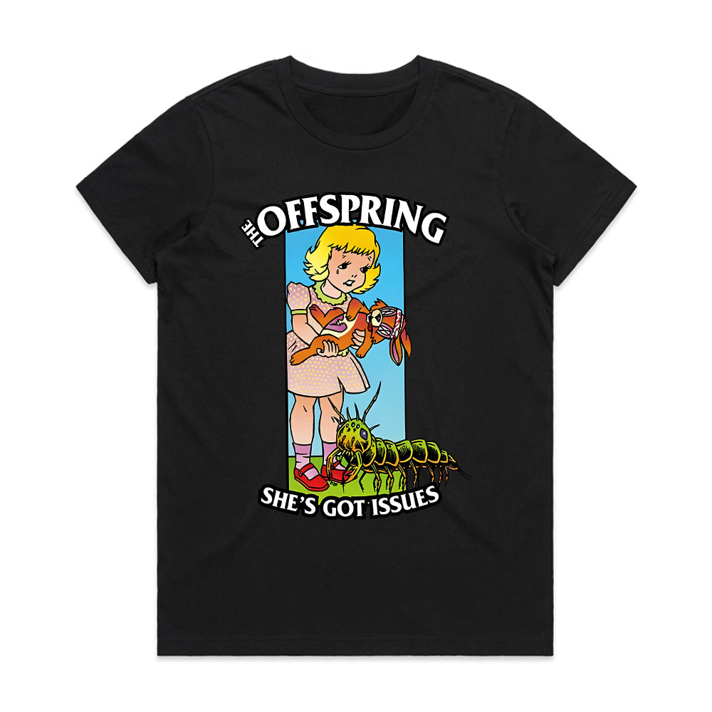 The Offspring "She's Got Issues" Retro Cartoon Punk Rock T-Shirt