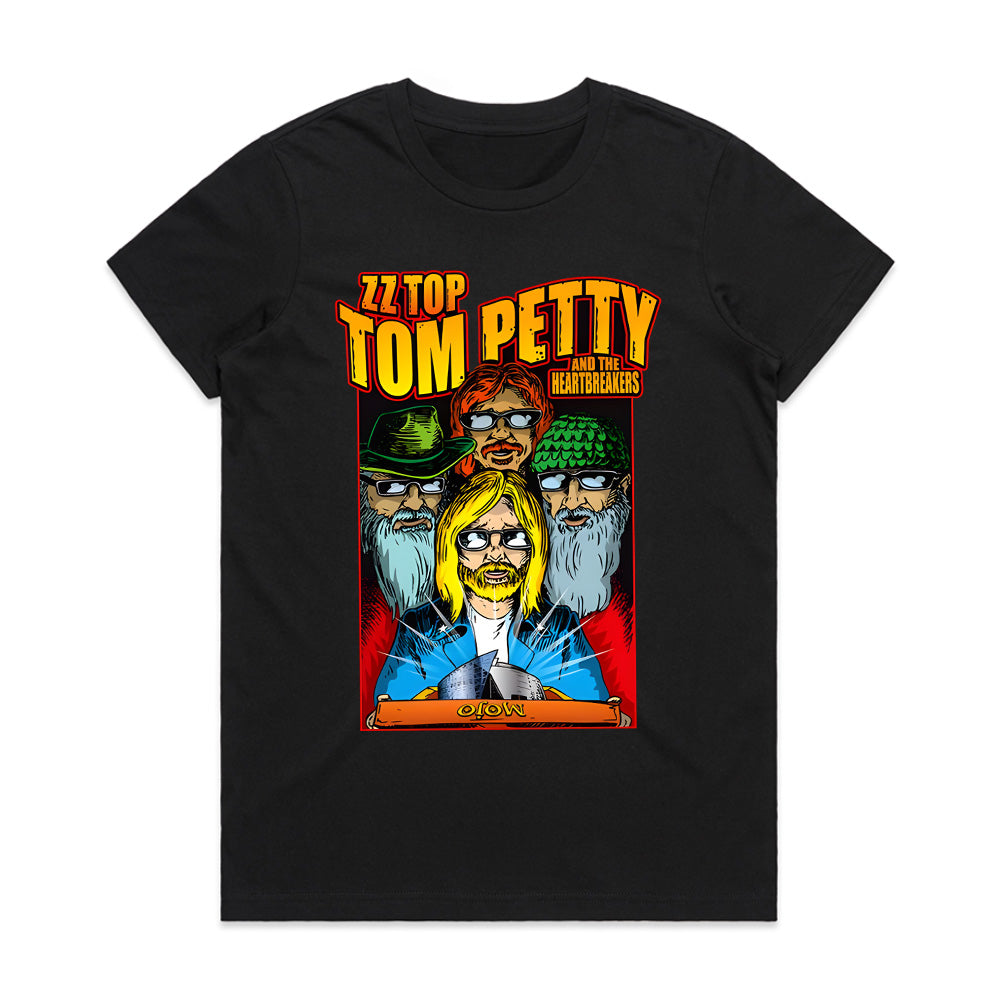 ZZ Top & Tom Petty and the Heartbreakers Retro Rock Tour T-Shirt