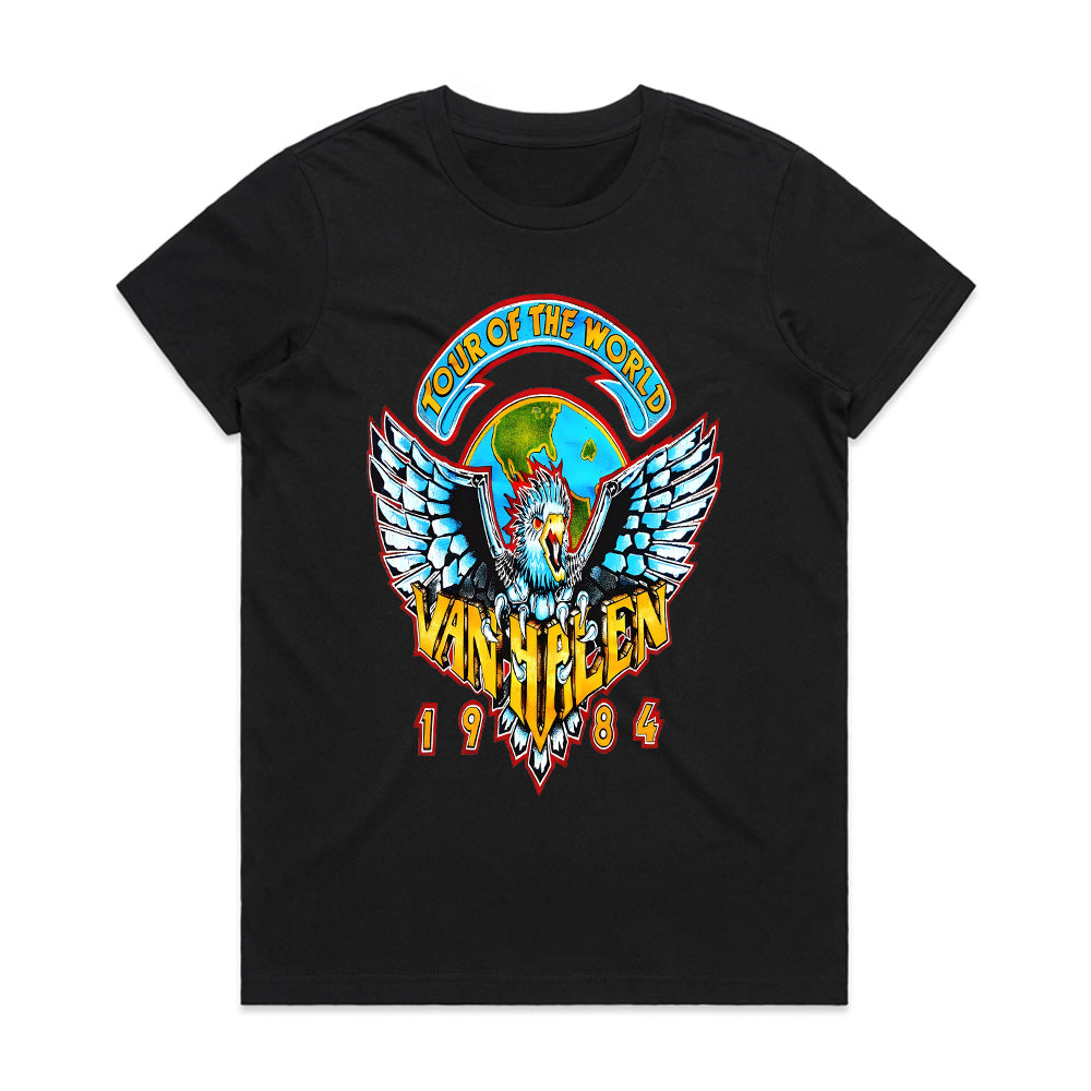 Van Halen "Tour of the World 1984" Vintage Rock T-Shirt