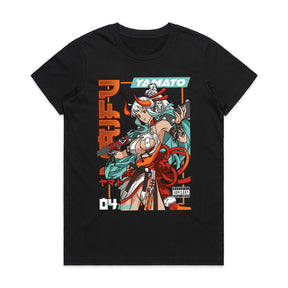Yamato One Piece Waifu T-Shirt – Bold Samurai Warrior Anime Design