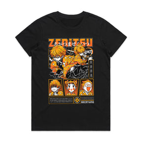 Zenitsu Agatsuma Thunder Breathing T-Shirt – Electrifying Anime Manga Design