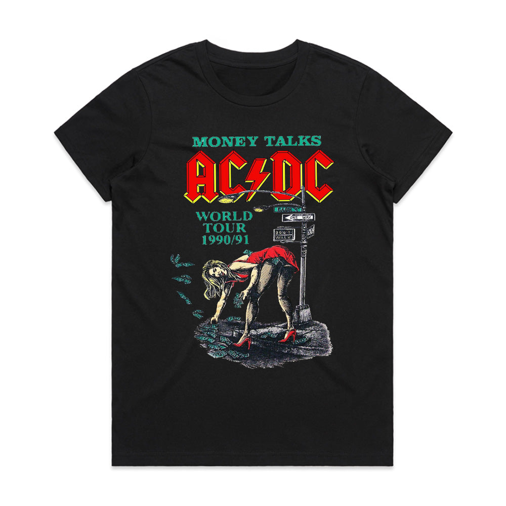 AC/DC "Money Talks" 1990/91 World Tour Vintage Graphic T-Shirt