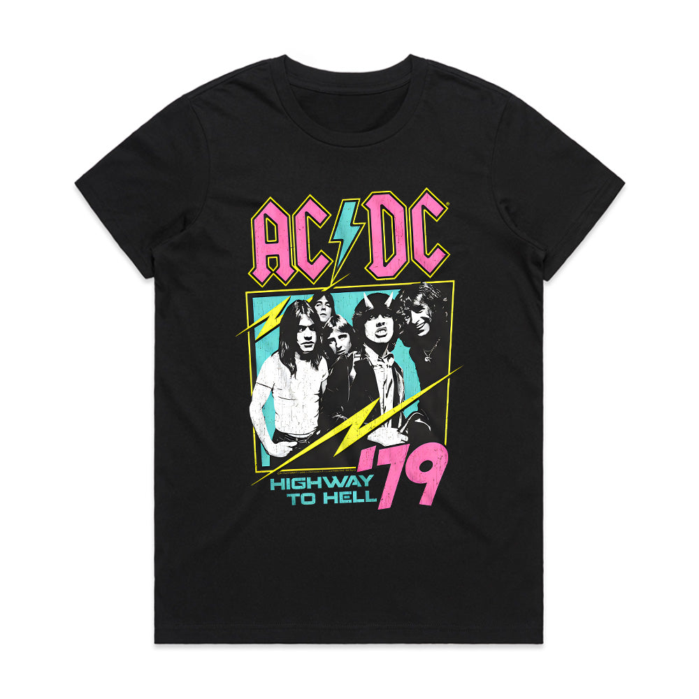 AC/DC "Highway to Hell '79" Retro Tour Graphic T-Shirt