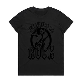 AC/DC "Let There Be Rock" Vintage-Inspired Blackout T-Shirt