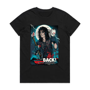 "He's Back! The Man Behind The Mask" Vintage Horror Rock T-Shirt