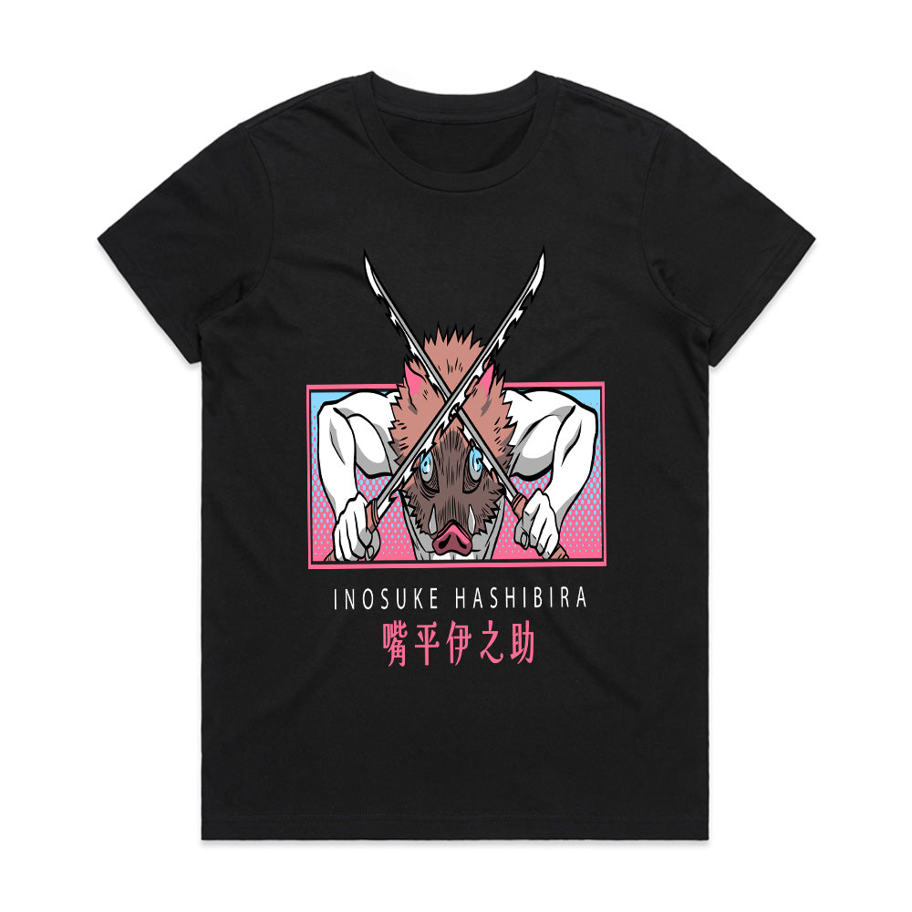 Demon Slayer Inosuke Hashibira T-Shirt – Bold Samurai Beast Breathing Anime Tee