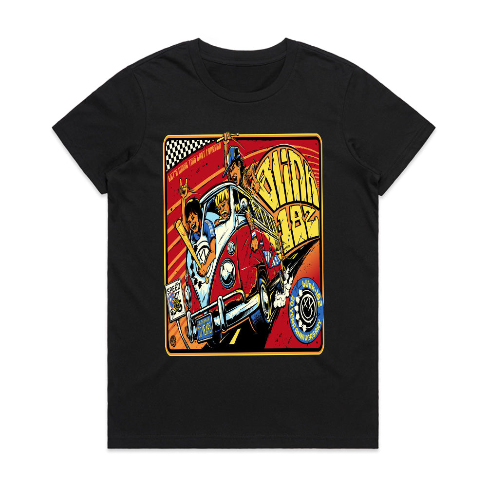 Blink-182 Road Trip T-Shirt – Retro Punk Rock Tour Tee
