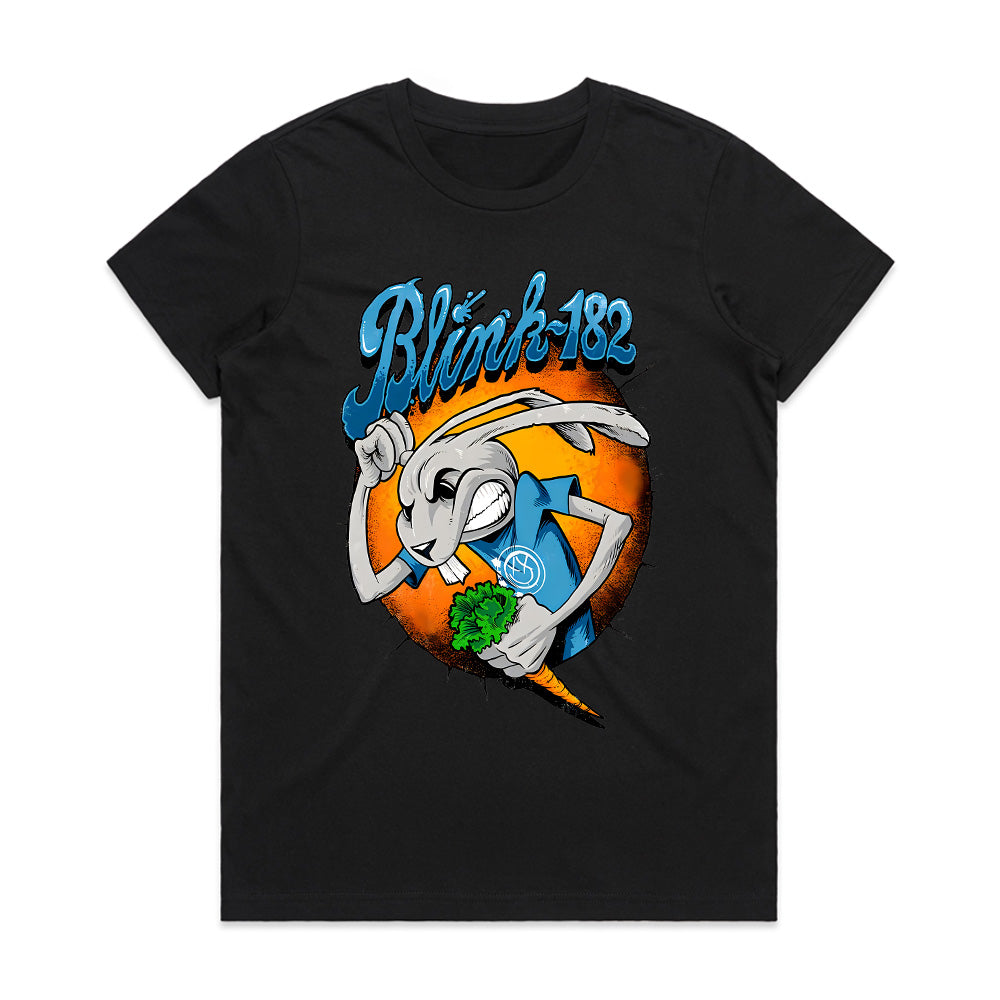 Blink-182 Rebel Rabbit T-Shirt – Bold Cartoon Punk Design