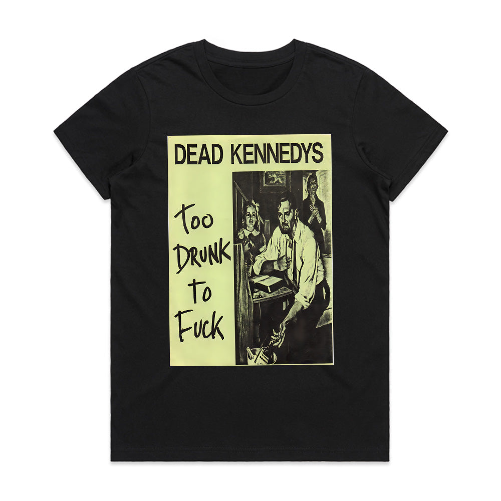 Dead Kennedys Too Drunk to F*** Vintage Album Cover T-Shirt