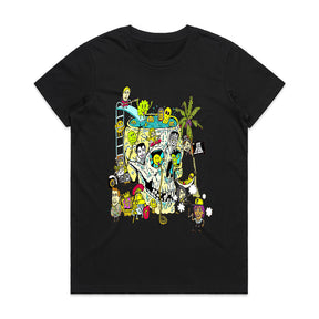 Fall Out Boy "So Much (For) Stardust" Doodle Skull Graphic T-Shirt