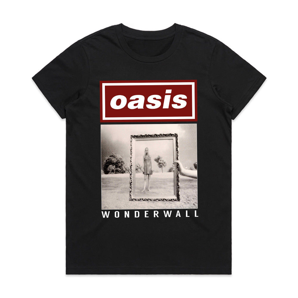 Oasis "Wonderwall" Single Cover T-Shirt – Britpop Classic Tribute