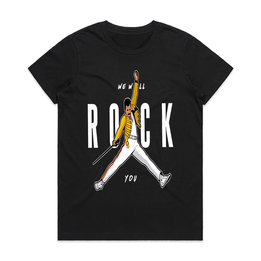Queen "We Will Rock You" T-Shirt – Freddie Mercury Iconic Pose
