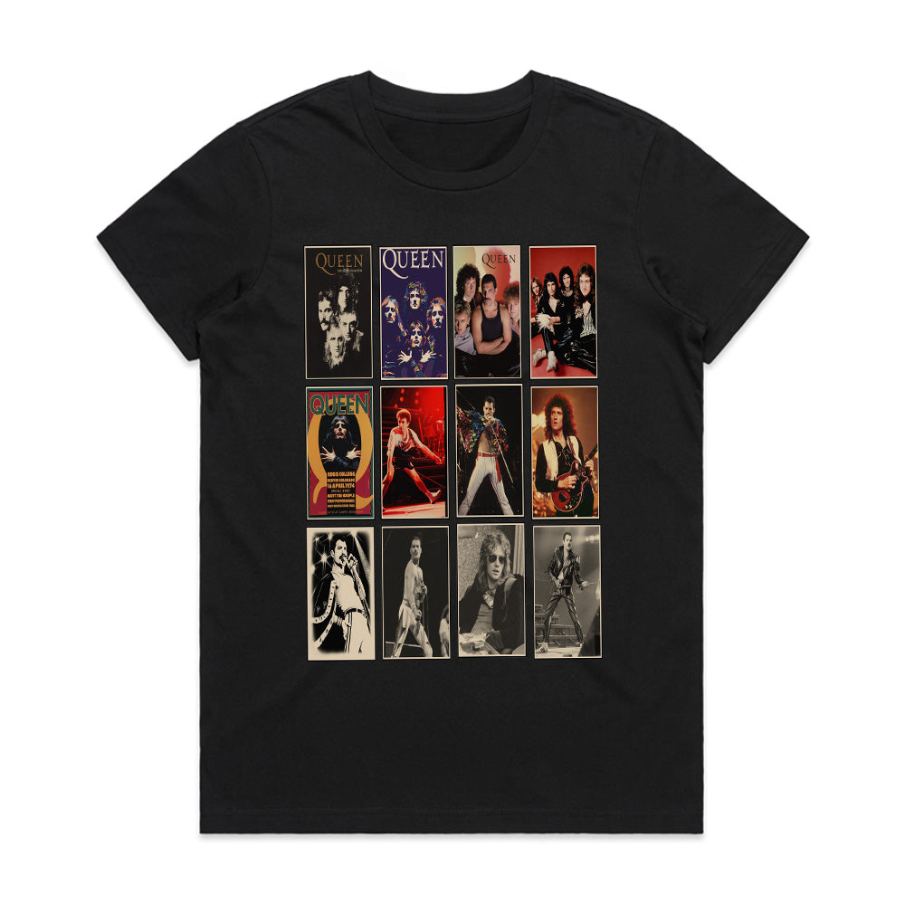 Queen Collage T-Shirt – Ultimate Rock Legends Tribute