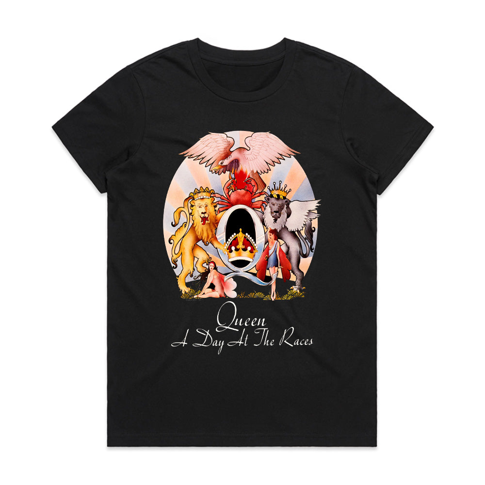 Queen "A Day at the Races" T-Shirt – Classic Album Artwork Tribute