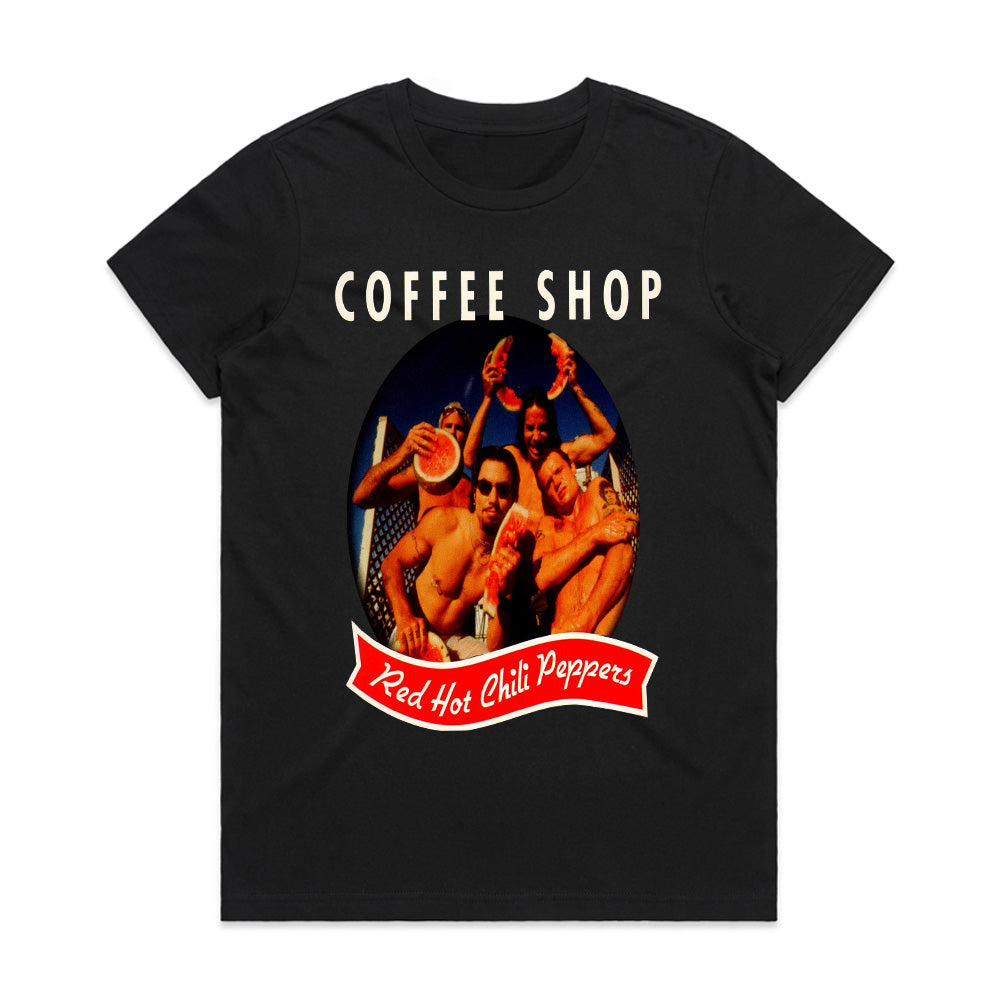 Red Hot Chili Peppers "Coffee Shop" T-Shirt – Vintage Funk Rock Band Tee