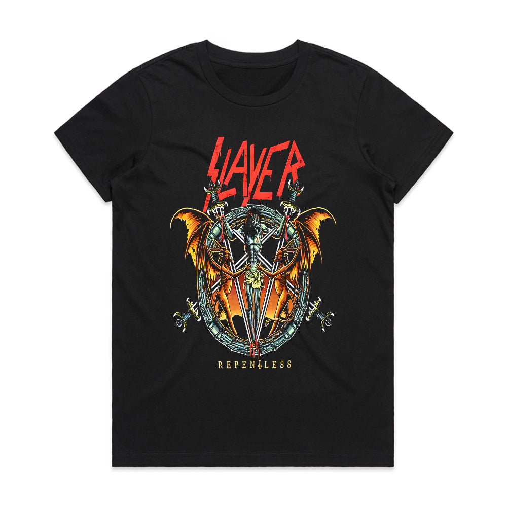 Slayer "Repentless" Pentagram & Swords Graphic T-Shirt – Thrash Metal Icon