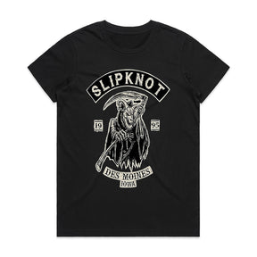 Slipknot “Des Moines Reaper” Vintage Biker-Style T-Shirt