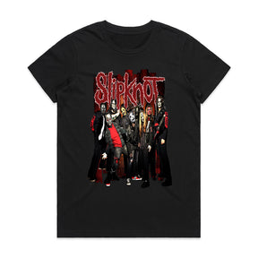 Slipknot Full Band Group Photo T-Shirt – Heavy Metal Legends