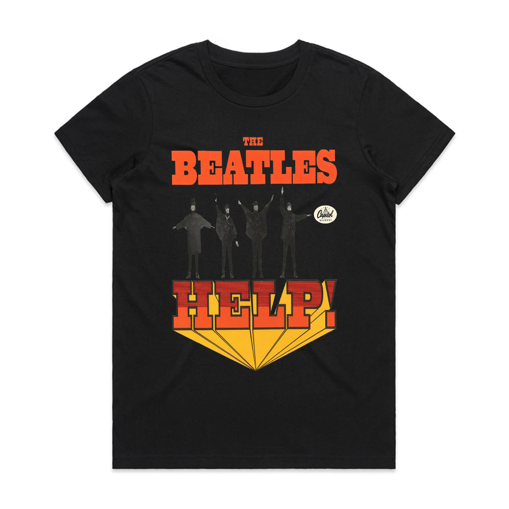 The Beatles "HELP!" Vintage Movie Poster T-Shirt – Classic Rock Tribute Tee