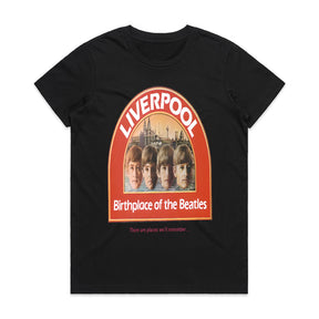 The Beatles "Liverpool Birthplace" Vintage T-Shirt – Classic Rock Heritage Tribute